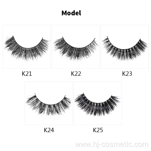 High quality 5 pairs 3d mink fur false eyelash 3d mink eyelashes